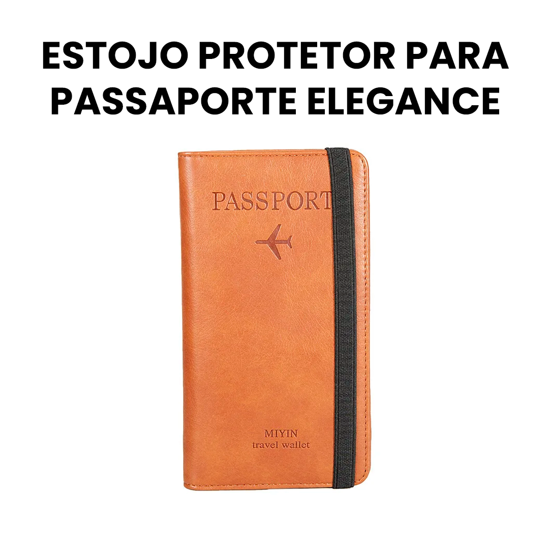 Estojo Protetor para Passaporte Elegance Travel